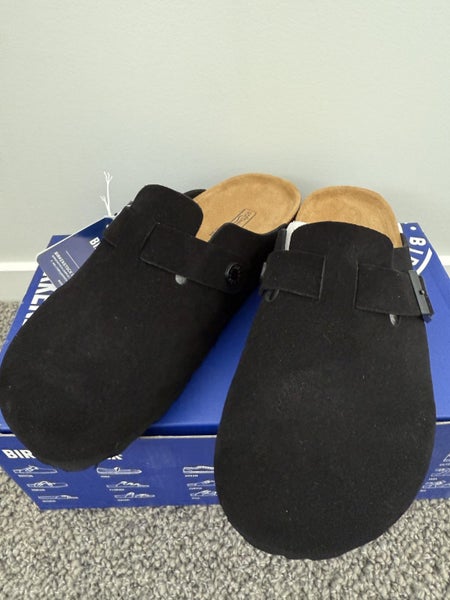Birkenstock Boston Regular Fit (Beige, Size 39 EU) Black Carousel 2