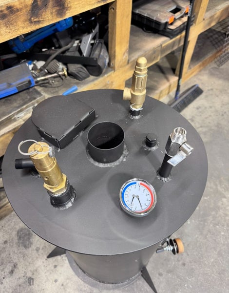 Wood fired hot water cylinder Carousel 4