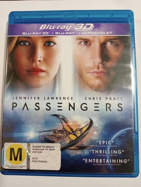Passengers Blu-ray 3D + Bluray + Ultraviolet Carousel 1