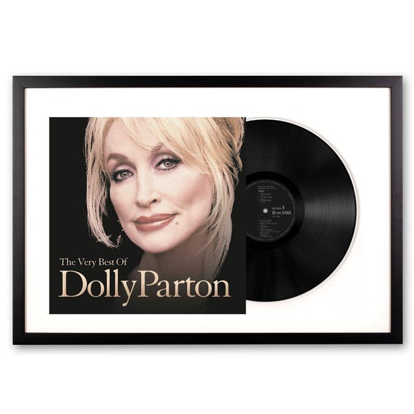 Framed Dolly Parton the Very Best of Dolly Parton Vinyl Album Art Carousel 1