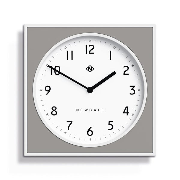 Newgate Burger & Chips Wall Clock Posh Grey Carousel 1