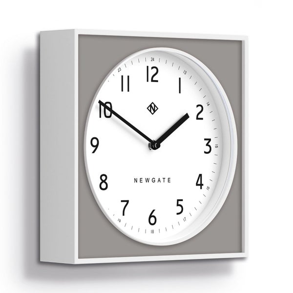 Newgate Burger & Chips Wall Clock Posh Grey Carousel 2