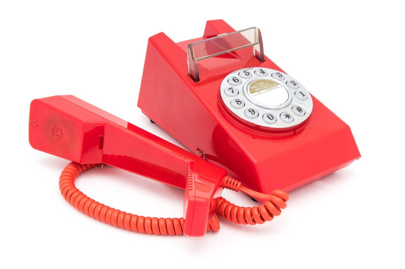 GPO Retro Trim Phone Push Button - Red Carousel 5