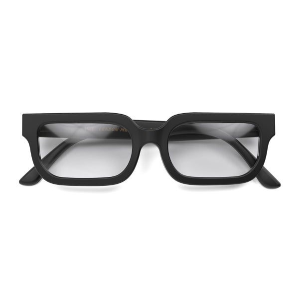 London Mole Icy Blue Blocker Glasses Matte Black Carousel 1