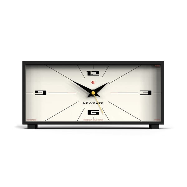 Newgate Thunderbird Mantel Clock Neutral Rocket Dial Carousel 1