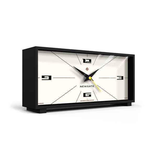 Newgate Thunderbird Mantel Clock Neutral Rocket Dial Carousel 2