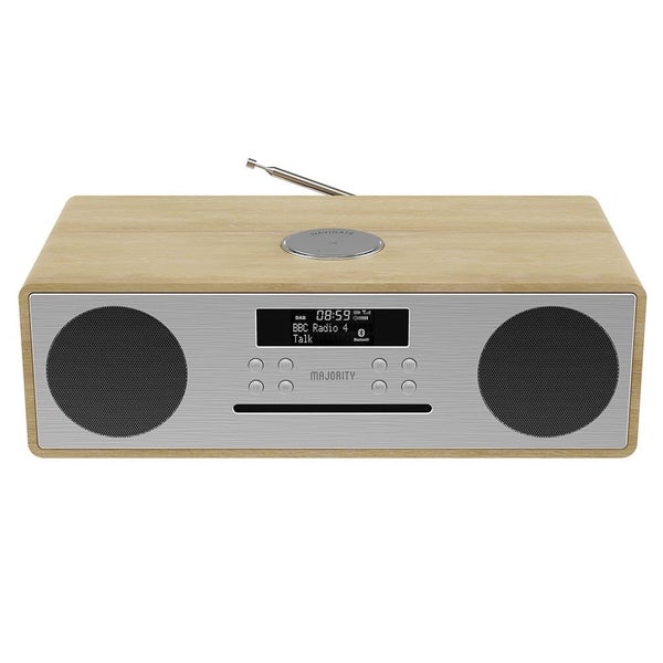 Majority Oakington Bluetooth, DAB Radio & CD Player-Oak Carousel 1