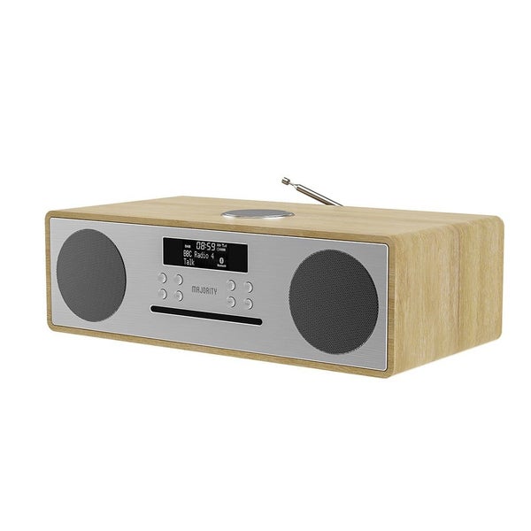 Majority Oakington Bluetooth, DAB Radio & CD Player-Oak Carousel 2