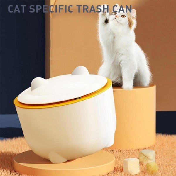 Cat Poop Trash Can Pet Waste Station with Lid with 30pcs Trash Bags A9F0 Carousel 2