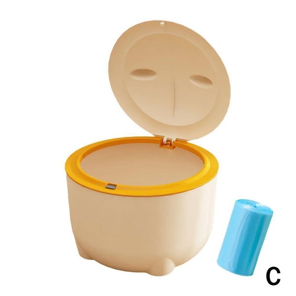 Cat Poop Trash Can Pet Waste Station with Lid with 30pcs Trash Bags A9F0 Carousel 9