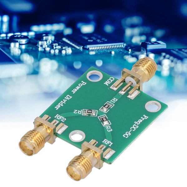 Resistance Power Divider Module RF 2 Way Splitter Divider Board 6dB 0.5W DC 5GHz Carousel 1