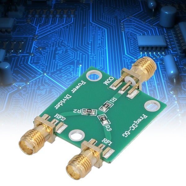 Resistance Power Divider Module RF 2 Way Splitter Divider Board 6dB 0.5W DC 5GHz Carousel 2