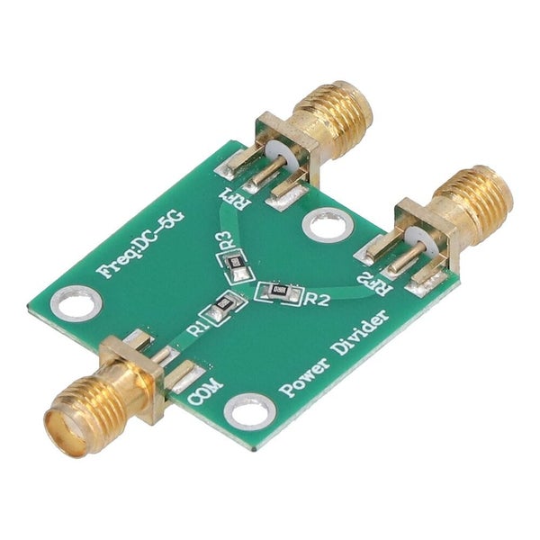 Resistance Power Divider Module RF 2 Way Splitter Divider Board 6dB 0.5W DC 5GHz Carousel 6