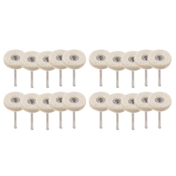 20 Pieces 25mm Felt Installation Pad Jewelry Polishing Polishing Polishing5506 Carousel 1
