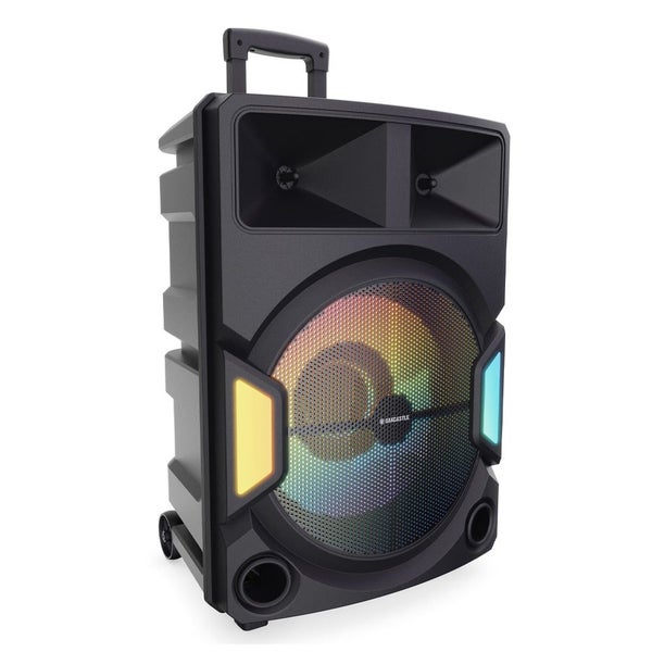 Majority PS500 - PA System 150w Bluetooth Karaoke-DJ-Party-PA System - Black Carousel 2