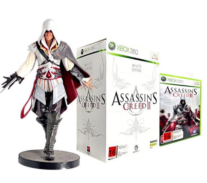 Assassin's Creed 2 WHITE EDITION (BOXED COLLECTOR'S STATUE EDITION) Xbox 360 Carousel 1