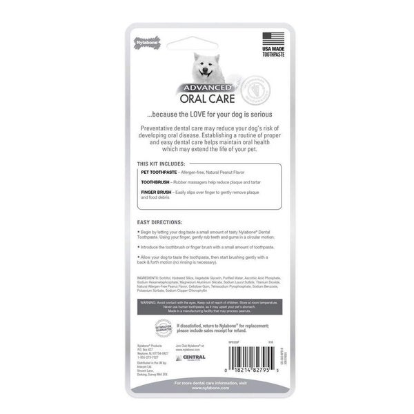 Nylabone Advanced Oral Care Dog Dental Kit - Natural (SF350) Carousel 3