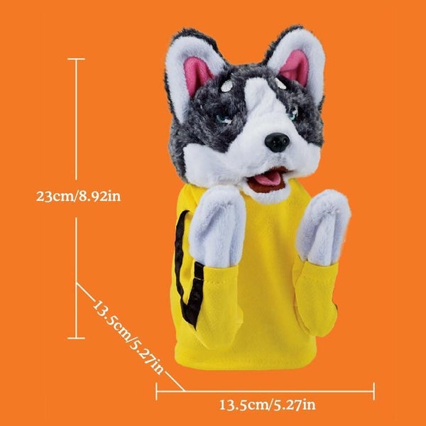 Interactive Hand Puppet Prank AnimalDoll Boxer Puppet With Sounds Action Playful Carousel 12