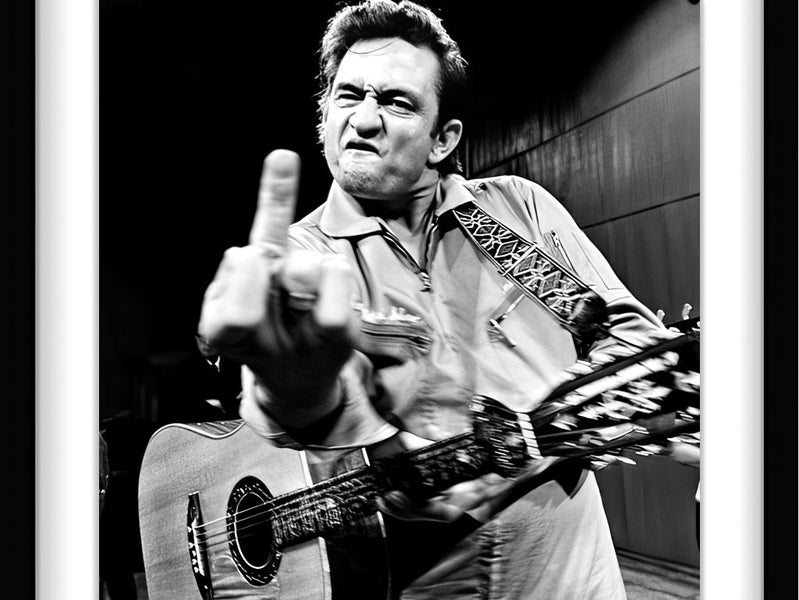 Johnny Cash | San Quentin Prison 1970 | Framed Photo 1/10 Carousel 1