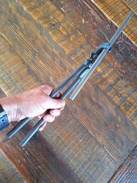 Hand forged... Offset Slider Tongs (Blacksmith) Carousel 1