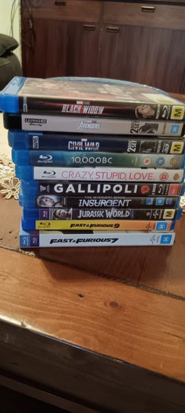 ASSORTED BLU RAY DVDS. Carousel 2