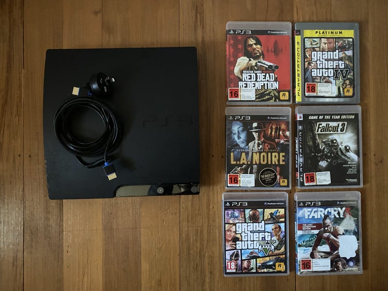 Sony PlayStation 3 Slim Edition 320GB Console - Black Bundle CECH02B Carousel 1