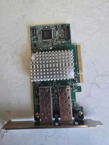 Supermicro AOC STGF i2S 10 gigabit PCIe card SFP+ Carousel 1
