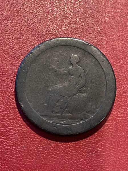 English Cartwheel Penny 1797 Carousel 1