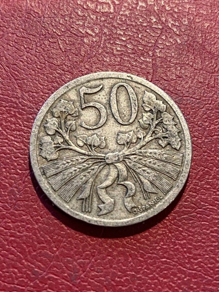 Czechoslovakia 50 Haleru 1924 Carousel 2