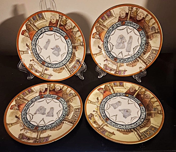 ROYAL DOULTON JACKDAW OF RHEIMS BONE CHINA SIDE PLATES629385864067861117