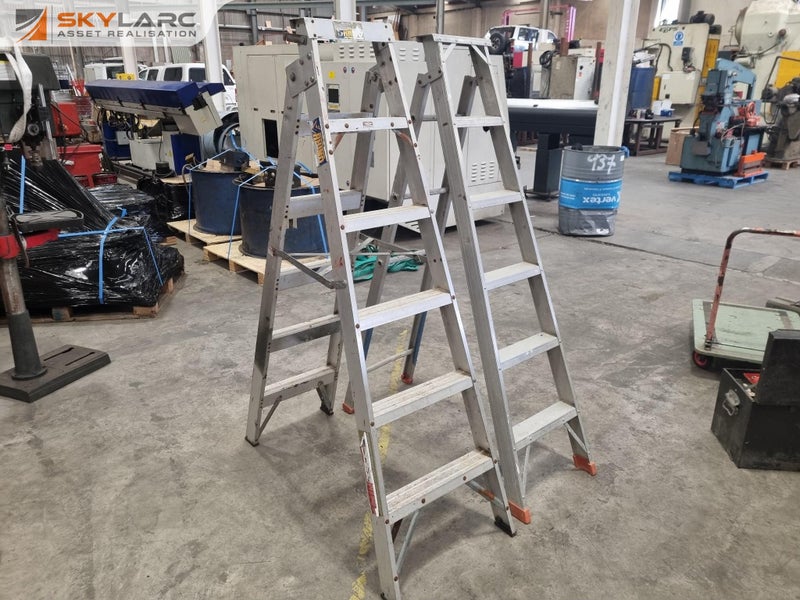 2x Aluminium Ladders, repairs needed. Carousel 1