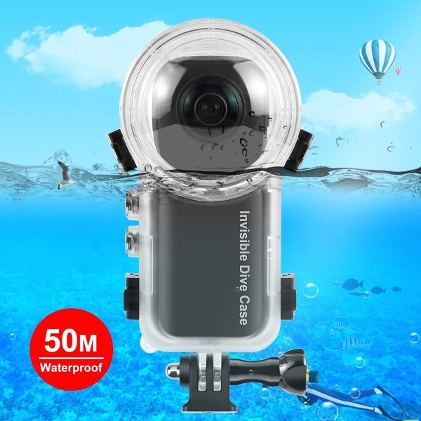 50m/164ft Invisible Dive Case for Insta360 X3 Carousel 2