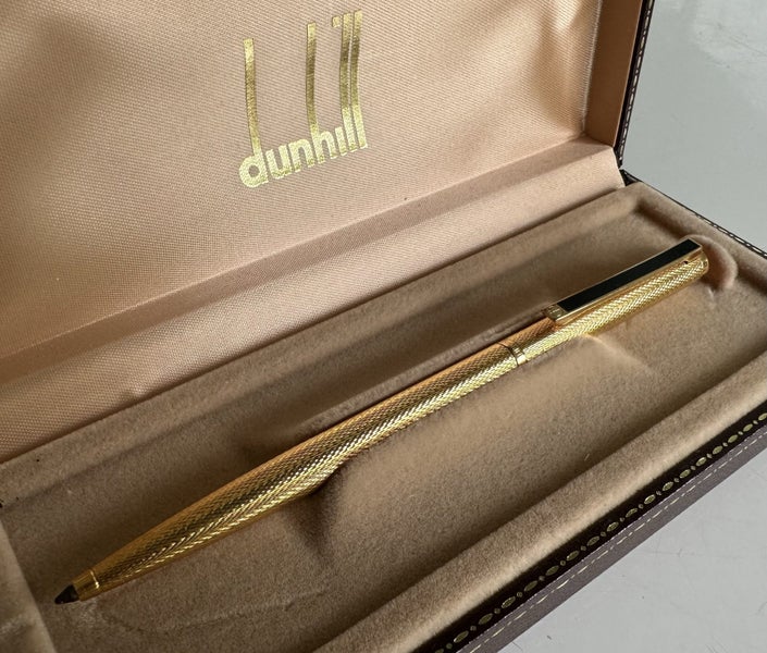 Cased Dunhill Gold Plated Pen Carousel 1