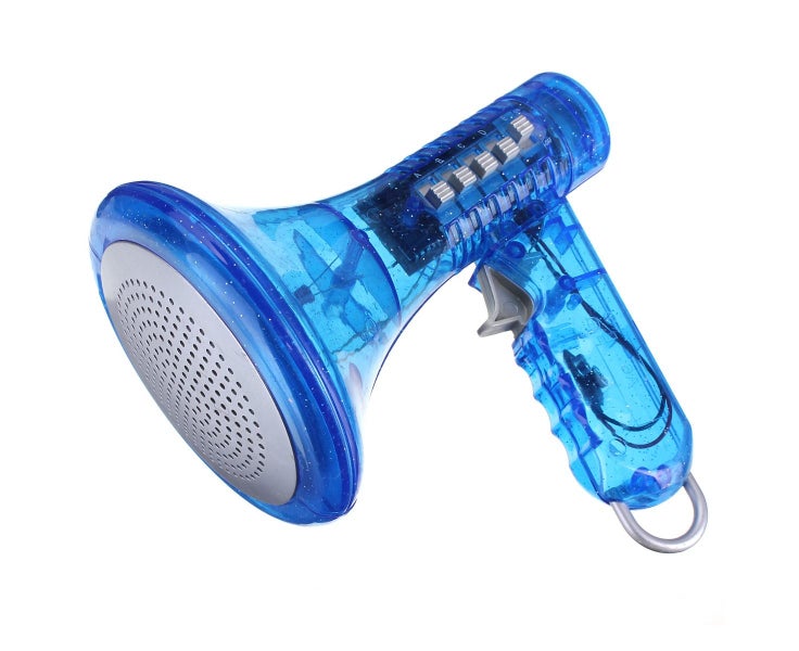 10 Sound Effects Blue Voice Changer Robot Loud Superbright Children Kids Toy Carousel 1