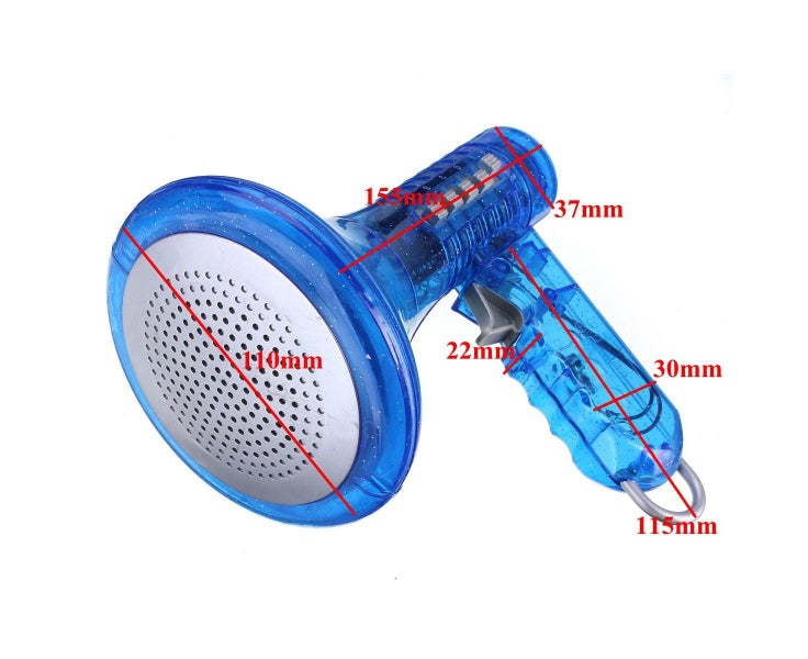 10 Sound Effects Blue Voice Changer Robot Loud Superbright Children Kids Toy Carousel 3