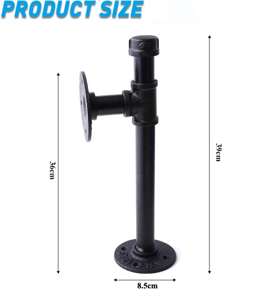 2Pack Industrial Pipe DIY Shelving Brackets-39CM Carousel 5