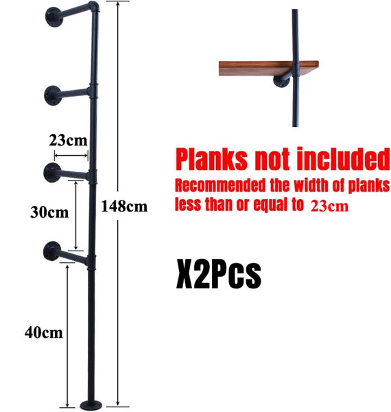 Industrial Iron Pipe DIY Shelf - 4 Tier New Carousel 2