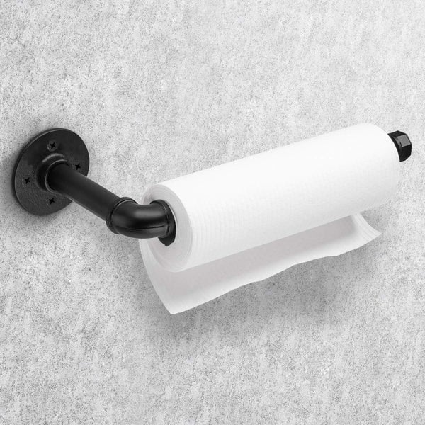 Industrial Pipe Kitchen Paper Towel Holder Carousel 1