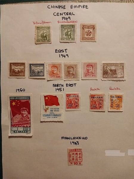Stamps from the CHINESE PROVINCES Carousel 1