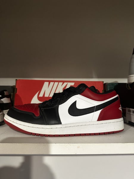US8 Nike Air Jordan 1 Low “Bred Toe” Carousel 1
