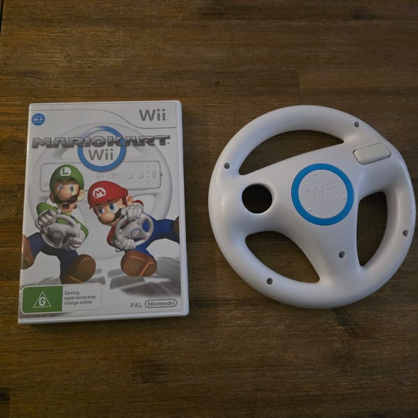 Nintendo Wii MarioKart + Wheel Combo Carousel 1
