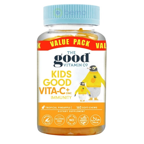 Good Vitamin Co, Kids Vitamin C + Zinc Value Pack, 160 Gummies Carousel 1