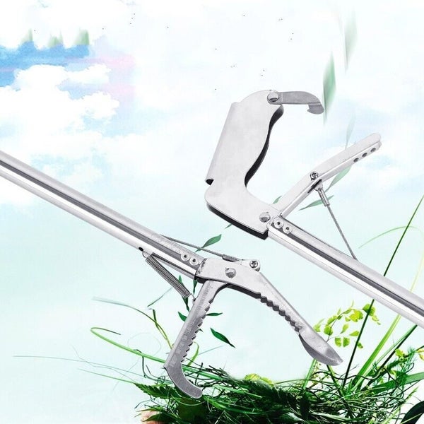 52" Snake Tongs /39" Hook /Snake Bag Reptile Grabber Catcher Stick Handling Tool Carousel 2