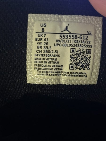 US8 Nike Air Jordan 1 Low “Bred Toe” Carousel 6