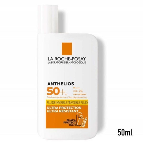 2Pcs LA ROCHE POSAY Anthelios SPF50+ Ultra Protection Invisible Fluid Cream 50ML Carousel 2