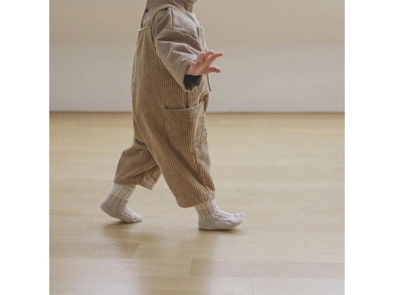 MILANCEL Baby Boys Clothes Corduroy Baby Overalls Front Pocket Baby Pants Carousel 1