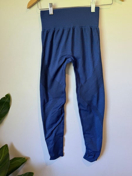 GYMSHARK Size S Pastel Blue Sport Seamless Leggings Carousel 1