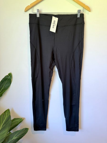 NEXT Swim Size 14 Black Swim Leggings Carousel 1