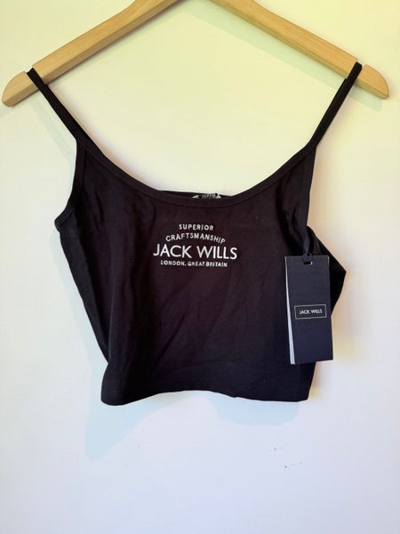 JACK WILLS Size 12 Roseberry Strap Black RRP $25.00 Carousel 2