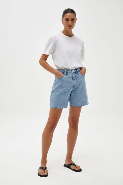 Assembly Label Size 30 Boy Short Light Stone RRP $110.00 Carousel 1
